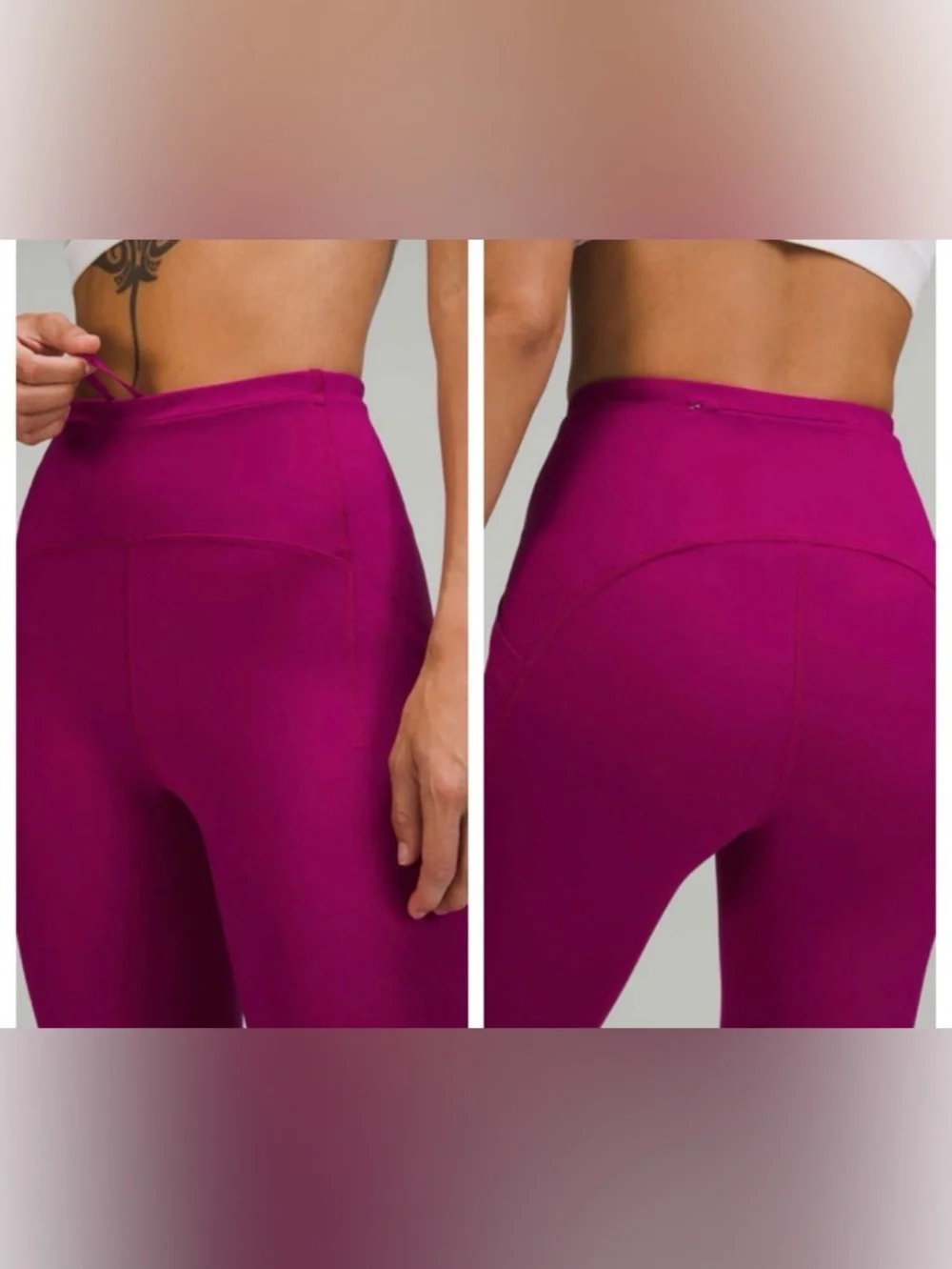 Lululemon 23-inch Swift Speed High-Rise Magenta Size 4